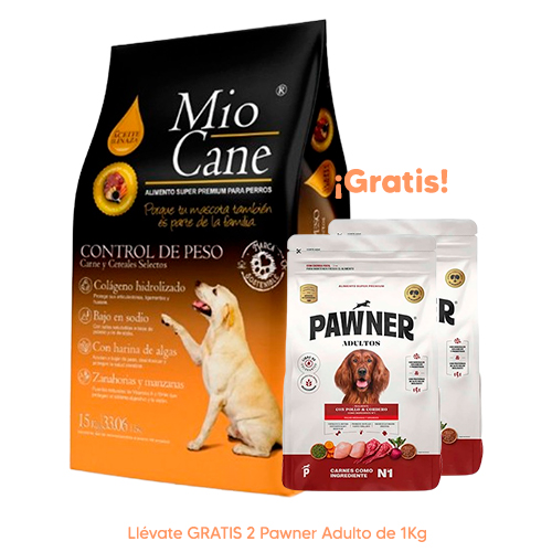 Mio Cane Perro Adulto Light Control de Peso 15kg