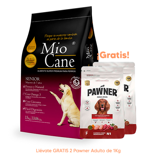 Mio Cane Perro Cachorro 15Kg Mio Cane Perro Adulto Senior +7 años 15Kg