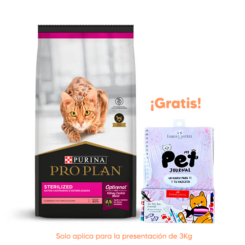 Pro Plan Cat Adulto Sterilized Salmón y Arroz 3kg
