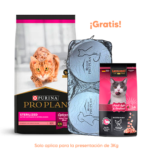 Pro Plan Cat Adulto Sterilized Salmón y Arroz 3kg