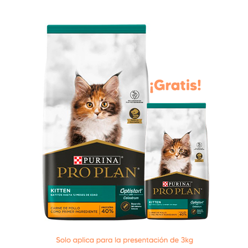 Pro Plan Cat Kitten de Pollo y Arroz 3kg