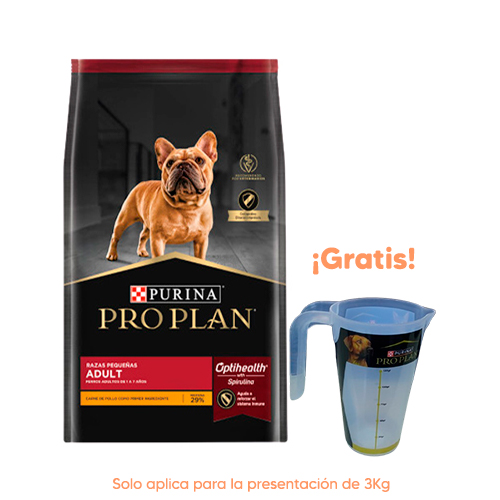 Pro Plan Dog Adulto Razas Pequeñas Pollo y Arroz 3Kg