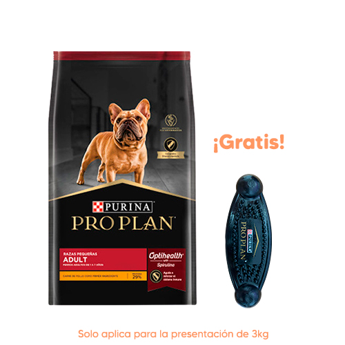 Pro Plan Dog Adulto Razas Pequeñas Pollo y Arroz 3Kg