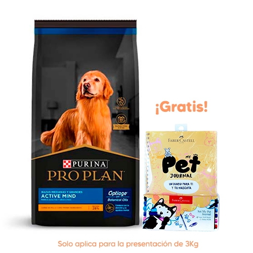 Pro Plan Dog Adulto Razas Pequeñas Pollo y Arroz 3Kg Pro Plan Dog Adulto +7 Razas Medianas y Grandes de Pollo y Arroz 3kg