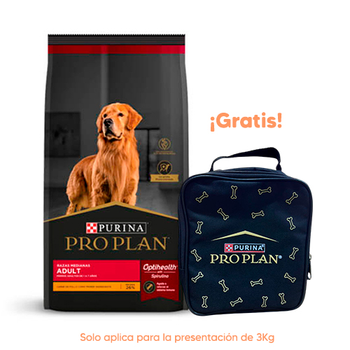 Pro Plan Dog Adulto Razas Medianas de Pollo y Arroz 3Kg