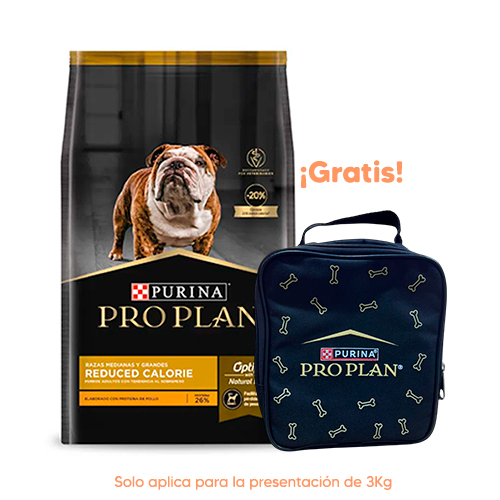 Pro Plan Dog Adulto Razas Medianas y Grandes Reduce Calorie de Pollo y Arroz 3kg