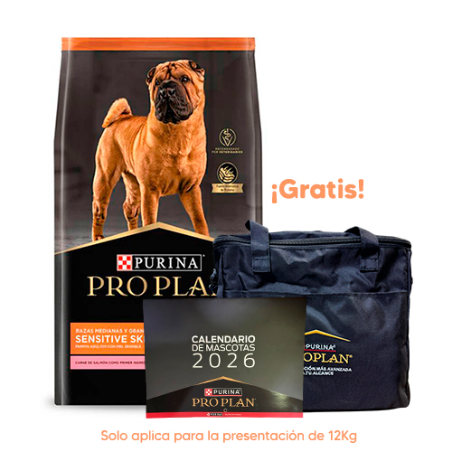 Pro Plan Dog Adulto Razas Medianas y Grandes Sensitive Salmón y Arroz 12kg