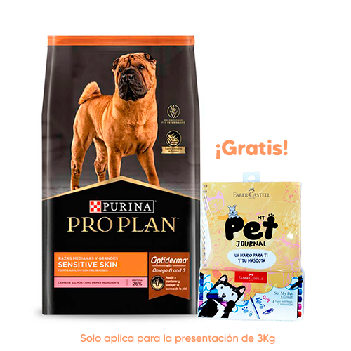 Pro Plan Dog Adulto Razas Pequeñas Pollo y Arroz 3Kg Pro Plan Dog Adulto Razas Medianas y Grandes Sensitive Salmón y Arroz 3kg