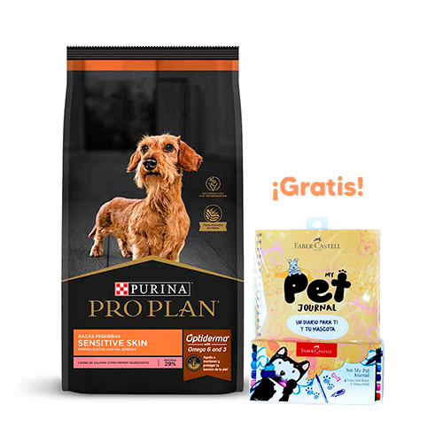 Vetoquinol Suplemento para Perros y Gatos Nutrical 120.5Gr Pro Plan Dog Adulto Razas Pequeñas Sensitive de Salmón y Arroz 3Kg