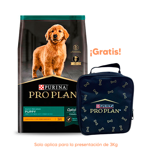 Pro Plan Dog Puppy Razas Medianas Complete de Pollo y Arroz 3Kg