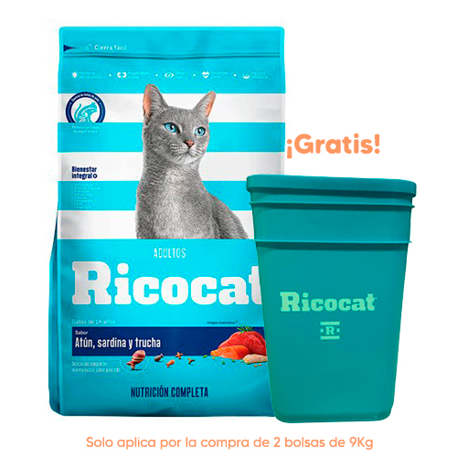 Ricocat Adulto Atún, Sardina y Trucha 9kg