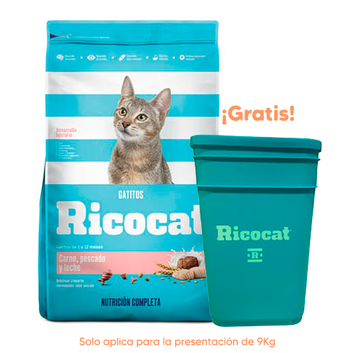 Ricocat Gatitos Carne, Pescado y Leche 9kg