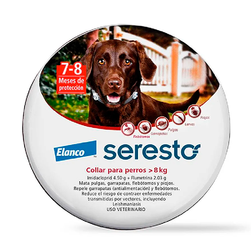 Seresto Collar Antipulgas para Perros Mayor de 8Kg