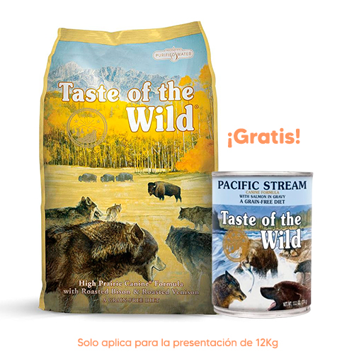 Taste Of The Wild Canine High Prairie Bisonte y Venado Asado 12kg