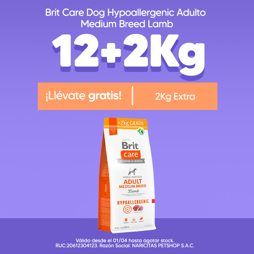 banner promocion brit care dog 12+2kg