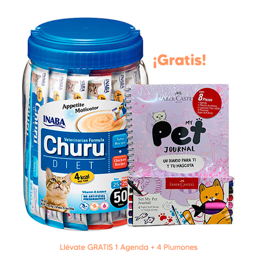 Churu Diet Pote de Atún y Pollo 50 unidades x 14Gr