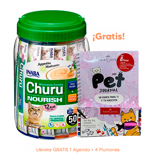 Churu Nourish Pote de Atún y Pollo 50 unidades x 14Gr