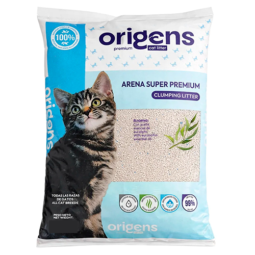 Origens Arena Super Premium con Aroma a Eucalipto 20kg