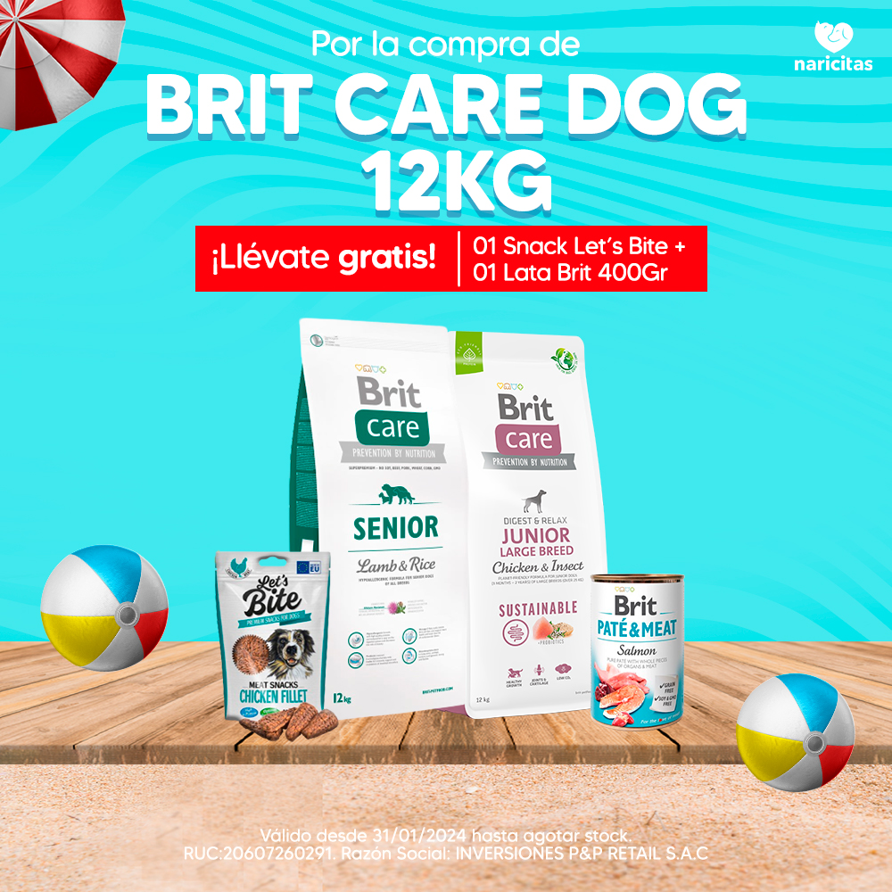 promoción brit care dog 12kg