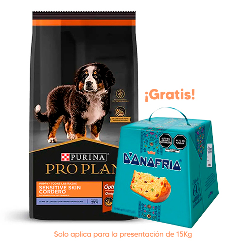 Pro Plan Dog Puppy Sensitive Skin Todas las Razas Cordero 15kg