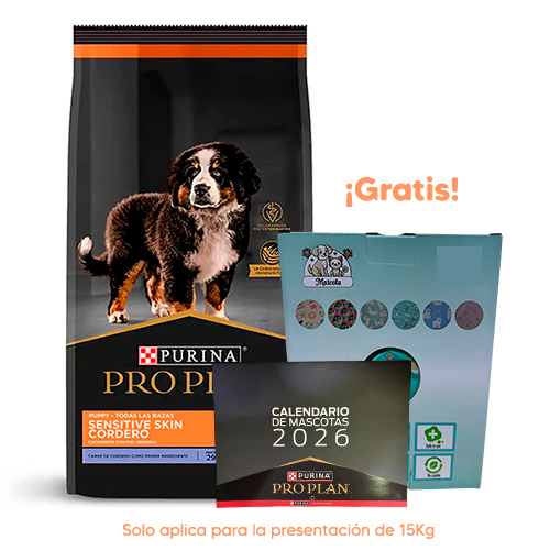 Pro Plan Dog Puppy Sensitive Skin Todas las Razas Cordero 15kg