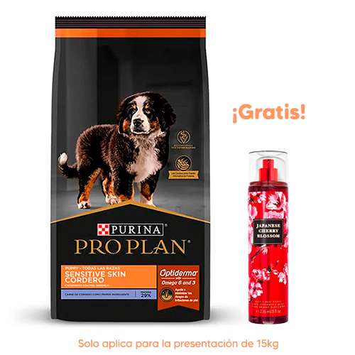 Pro Plan Dog Puppy Sensitive Skin Todas las Razas Cordero 15kg