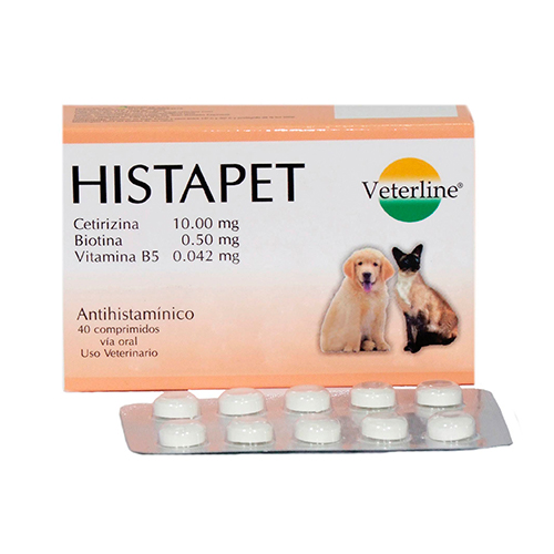 Antihistaminico Histapet Caja 40 Tabletas