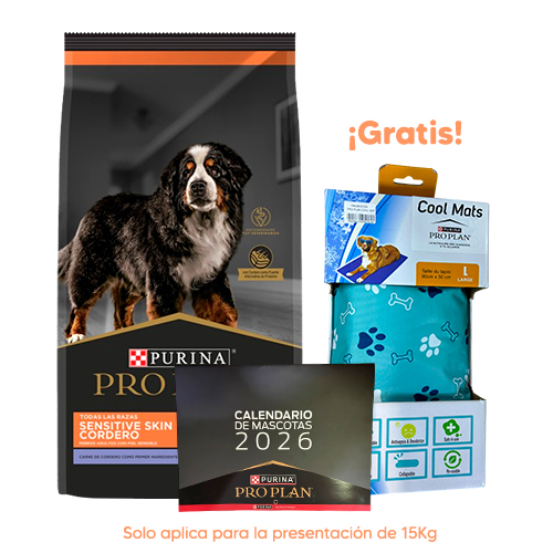 Pro Plan Dog Adulto Sensitive Skin Todas las Razas Cordero 15kg