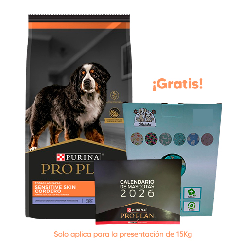 Pro Plan Dog Adulto Sensitive Skin Todas las Razas Cordero 15kg