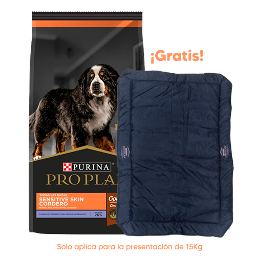 Vetoquinol Suplemento para Perros y Gatos Nutrical 120.5Gr Pro Plan Dog Adulto Sensitive Skin Todas las Razas Cordero 15kg
