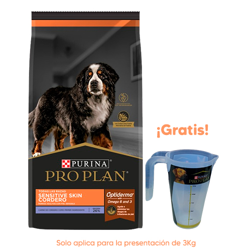 Pro Plan Dog Adulto Sensitive Skin Todas las Razas Cordero 3kg