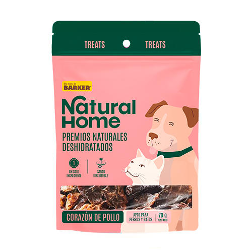Natural Home Treats Corazón de Pollo 70Gr