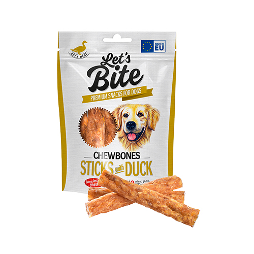 Brit Snack Let's Bite Chewbones Sticks with Duck 120Gr