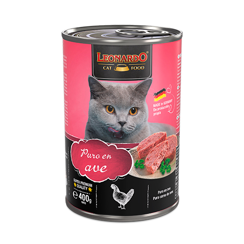 Leonardo Cat Lata Quality Selection Ave 400gr