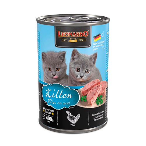Leonardo Cat Lata Quality Selection Kitten 400gr