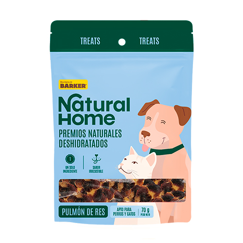 Natural Home Treats Pulmón de Res 70Gr
