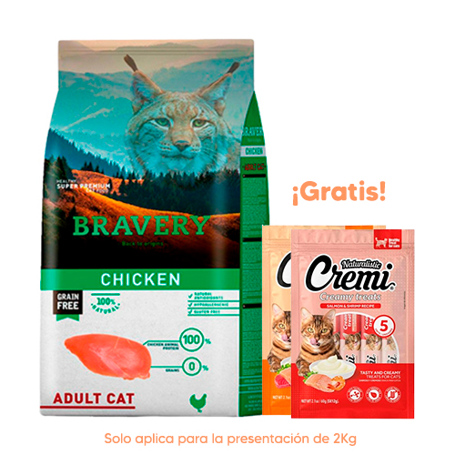 Bravery Gato Adulto Chicken Bravery Gato Adulto Chicken 2kg
