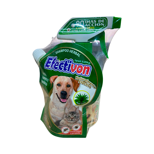 Efectivon Spray Antipulgas y Garrapatas 400ml + Shampoo Antipulgas 150ml