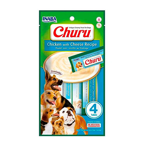 Churu Snack Perro de Pollo y Queso 4 Unidades x 14Gr