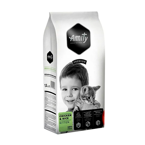 Amity Gato Kitten Pollo y Arroz 1.5Kg