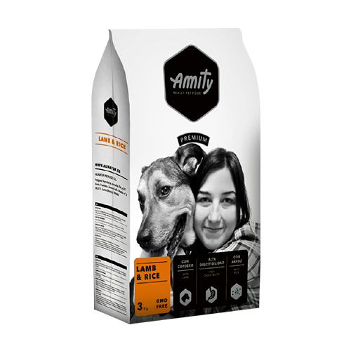 Amity Perro Adulto Cordero y Arroz 3Kg