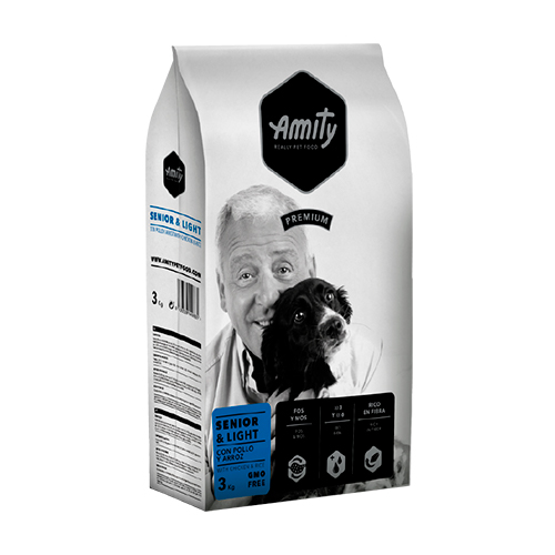 Amity Perro Senior Light Pollo y Arroz 3Kg