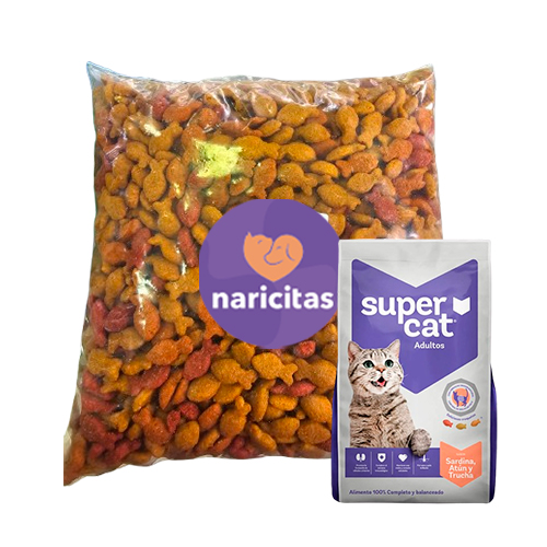 Granel Supercat Adulto Sabor Sardina, Atún y Trucha 500Gr