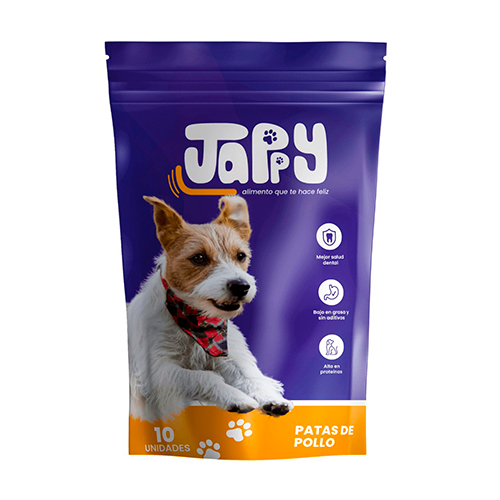 Jappy snack Patas de Pollo 10 Unidades