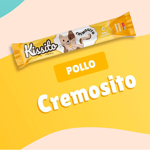 Kissito Gato Adulto sabor Pollo Empaque de 4 Unidades x 14Gr