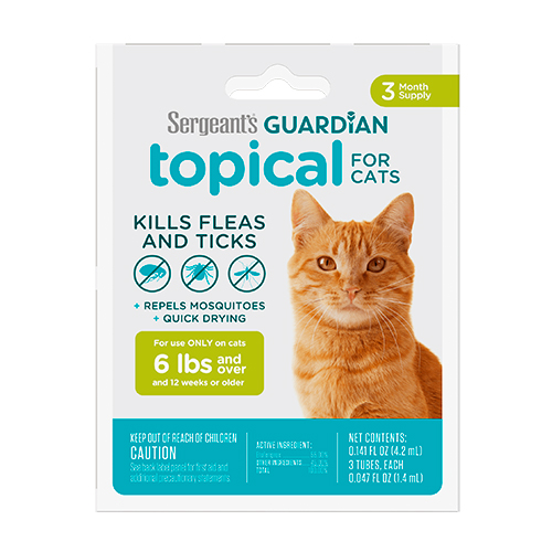 Sergeant's Pipeta Antipulgas para Gato desde 2.72Kg