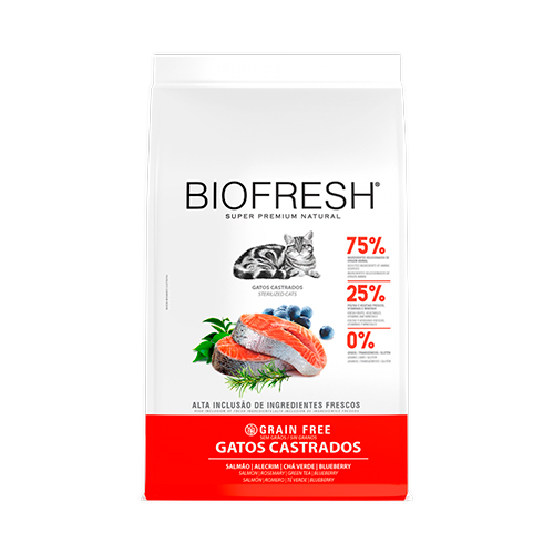 Biofresh Gato Adulto Castrado Salmón, Romero, Té Verde y Arándano 1.5Kg