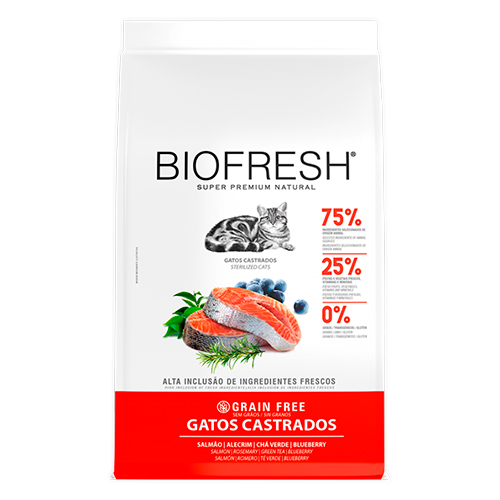Biofresh Gato Adulto Castrado Salmón, Romero, Té Verde y Arándano 7.5kg