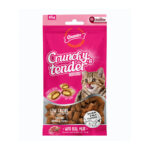 Gnawlers Snack Crunchy & Tender Cat Treats Salmón y Leche 65Gr