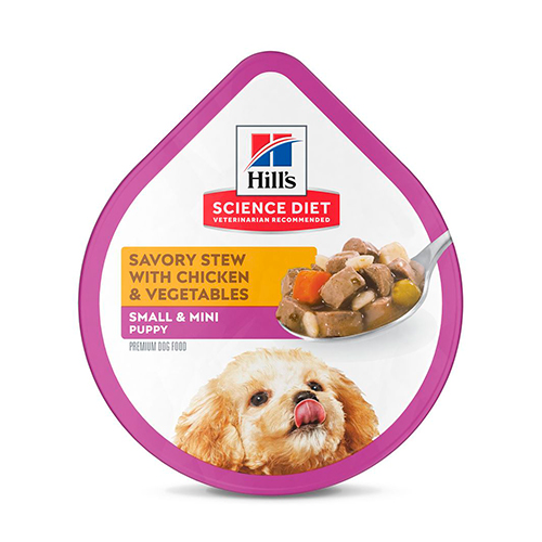 Hills SD Tray Puppy Small & Mini Stew Pollo y Vegetales 99Gr